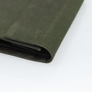 PRADA Agenda Day Planner Cover Nylon Khaki Silver Auth 185858-15