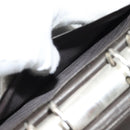 PRADA Agenda Day Planner Cover Nylon Khaki Silver Auth 185858-22