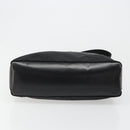 PRADA Shoulder Bag Nylon Black Gold Auth 185861V-9