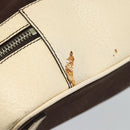 PRADA Hand Bag Canvas Brown Auth 185862-10