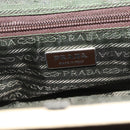 PRADA Hand Bag Canvas Brown Auth 185862-20
