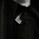 PRADA Hand Bag Canvas Brown Auth 185862-12
