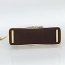 PRADA Hand Bag Canvas Brown Auth 185862-5