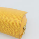 LOUIS VUITTON Epi Dauphine PM Pouch Yellow M48449 LV Auth 185864-15