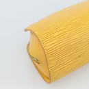 LOUIS VUITTON Epi Dauphine PM Pouch Yellow M48449 LV Auth 185864-16