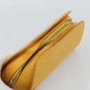 LOUIS VUITTON Epi Dauphine PM Pouch Yellow M48449 LV Auth 185864-5