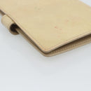 LOUIS VUITTON Monogram Vernis Agenda PM Planner Cover Beige R21001 Auth 185865-16