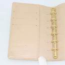 LOUIS VUITTON Monogram Vernis Agenda PM Planner Cover Beige R21001 Auth 185865-17