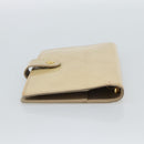 LOUIS VUITTON Monogram Vernis Agenda PM Planner Cover Beige R21001 Auth 185865-5