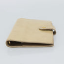 LOUIS VUITTON Monogram Vernis Agenda PM Planner Cover Beige R21001 Auth 185865-6