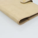 LOUIS VUITTON Monogram Vernis Agenda PM Planner Cover Beige R21001 Auth 185865-14