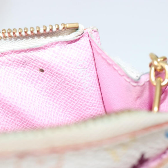LOUIS VUITTON Monogram Multicolor Pochette Cles NM Purse M93734 LV Auth 185867A