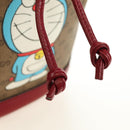 GUCCI GUCCI × Doraemon Micro GG Supreme Bag PVC Beige Gold 647801 Auth 185900M-18