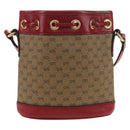 GUCCI GUCCI × Doraemon Micro GG Supreme Bag PVC Beige Gold 647801 Auth 185900M-4