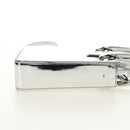PRADA Hand Bag Patent Leather 2way Silver Auth 185901M-4