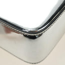 PRADA Hand Bag Patent Leather 2way Silver Auth 185901M-21