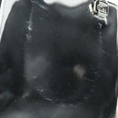 PRADA Hand Bag Patent Leather 2way Silver Auth 185901M-23