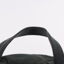 PRADA Chain Shoulder Backpack Nylon Green Silver Auth 185902A-8