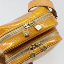LOUIS VUITTON Monogram Vernis Wooster Shoulder Bag Beige LV Auth 185903-18