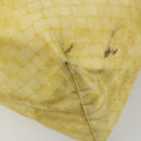 BOTTEGA VENETA INTRECCIATO Tote Bag Nylon Yellow Auth 185904A-17