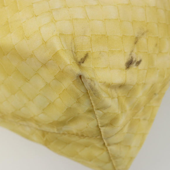 BOTTEGA VENETA INTRECCIATO Tote Bag Nylon Yellow Auth 185904A