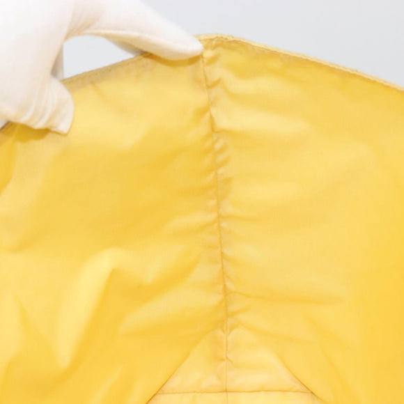 BOTTEGA VENETA INTRECCIATO Tote Bag Nylon Yellow Auth 185904A