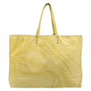 BOTTEGA VENETA INTRECCIATO Tote Bag Nylon Yellow Auth 185904A-2