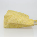 BOTTEGA VENETA INTRECCIATO Tote Bag Nylon Yellow Auth 185904A-3