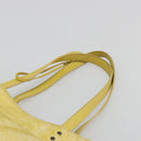 BOTTEGA VENETA INTRECCIATO Tote Bag Nylon Yellow Auth 185904A-14