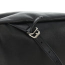 SAINT LAURENT Backpack Leather Black Silver Auth 185905SM-9