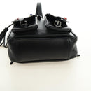 SAINT LAURENT Backpack Leather Black Silver Auth 185905SM-5
