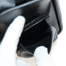 SAINT LAURENT Backpack Leather Black Silver Auth 185905SM-23