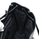 SAINT LAURENT Backpack Leather Black Silver Auth 185905SM-34