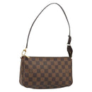 LOUIS VUITTON Damier Ebene Pochette Accessoires Pouch N41206 LV Auth 185906A-1