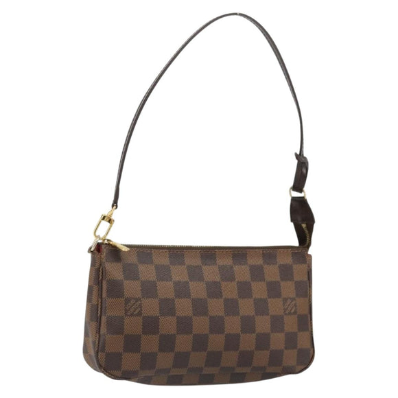 LOUIS VUITTON Damier Ebene Pochette Accessoires Pouch N41206 LV Auth 185906A