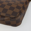LOUIS VUITTON Damier Ebene Pochette Accessoires Pouch N41206 LV Auth 185906A-9