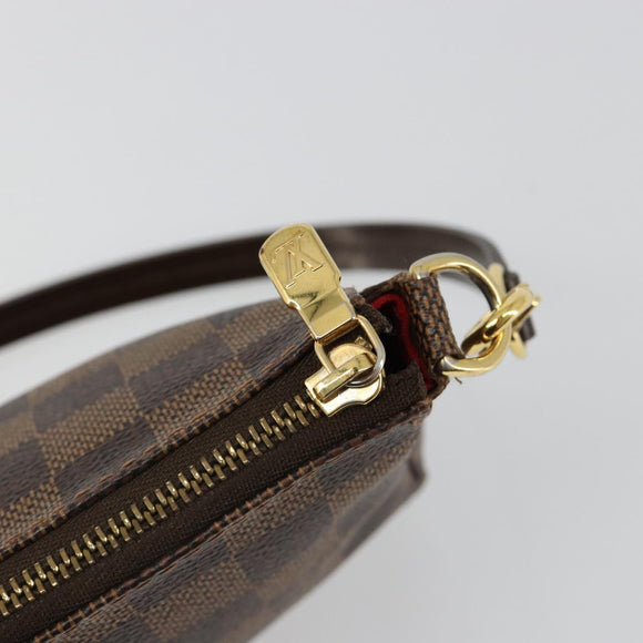LOUIS VUITTON Damier Ebene Pochette Accessoires Pouch N41206 LV Auth 185906A