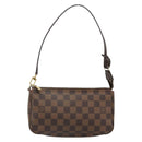 LOUIS VUITTON Damier Ebene Pochette Accessoires Pouch N41206 LV Auth 185906A-13