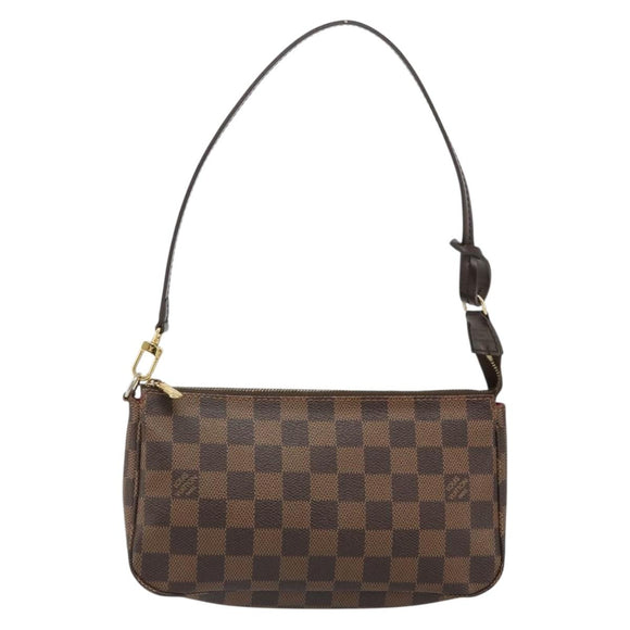 LOUIS VUITTON Damier Ebene Pochette Accessoires Pouch N41206 LV Auth 185906A