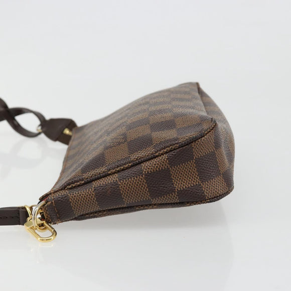LOUIS VUITTON Damier Ebene Pochette Accessoires Pouch N41206 LV Auth 185906A