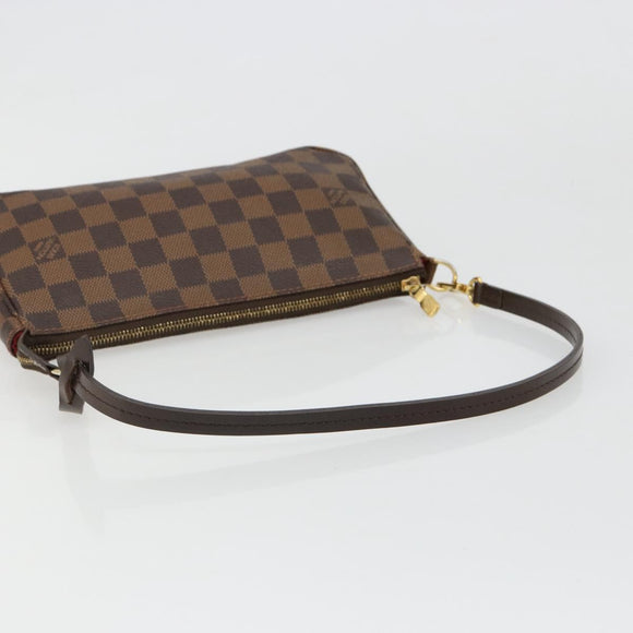 LOUIS VUITTON Damier Ebene Pochette Accessoires Pouch N41206 LV Auth 185906A