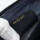GUCCI GG Supreme Sherry Line Shoulder Bag PVC Navy Gold 68 02 047 Auth 185910-20