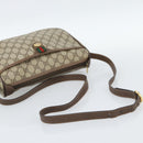 GUCCI GG Supreme Web Sherry Line Bag PVC Beige Gold 89 02 077 Auth 185911-7