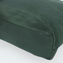 PRADA Tote Bag Nylon Green Silver Auth 185912A-15