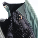 PRADA Tote Bag Nylon Green Silver Auth 185912A-20
