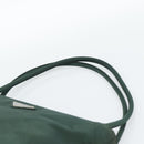 PRADA Tote Bag Nylon Green Silver Auth 185912A-8