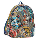 GUCCI Backpack PVC Beige Silver 501976 Auth 185915SM-1