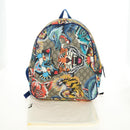 GUCCI Backpack PVC Beige Silver 501976 Auth 185915SM-12