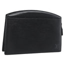 LOUIS VUITTON Epi Trousse Crete Pouch Black M48402 LV Auth 185918-1