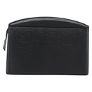LOUIS VUITTON Epi Trousse Crete Pouch Black M48402 LV Auth 185918-2